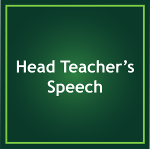 HEAD TEACHERS SPEECH